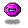 Floating purple ball